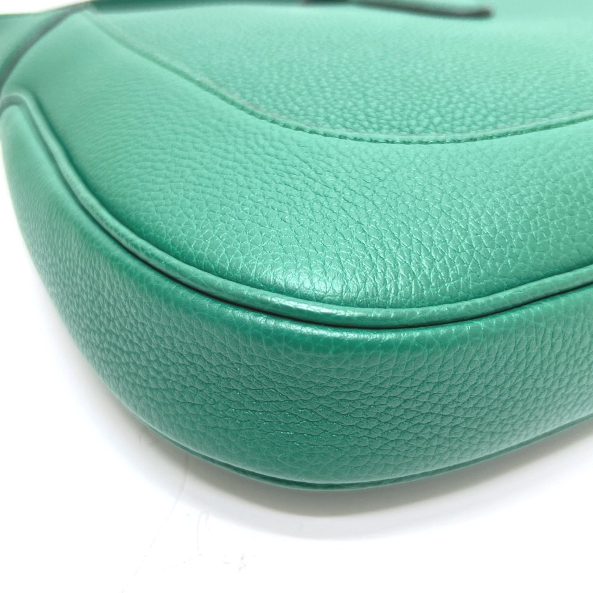 Gucci Green Leather Shoulder Bag (Pre-Owned)