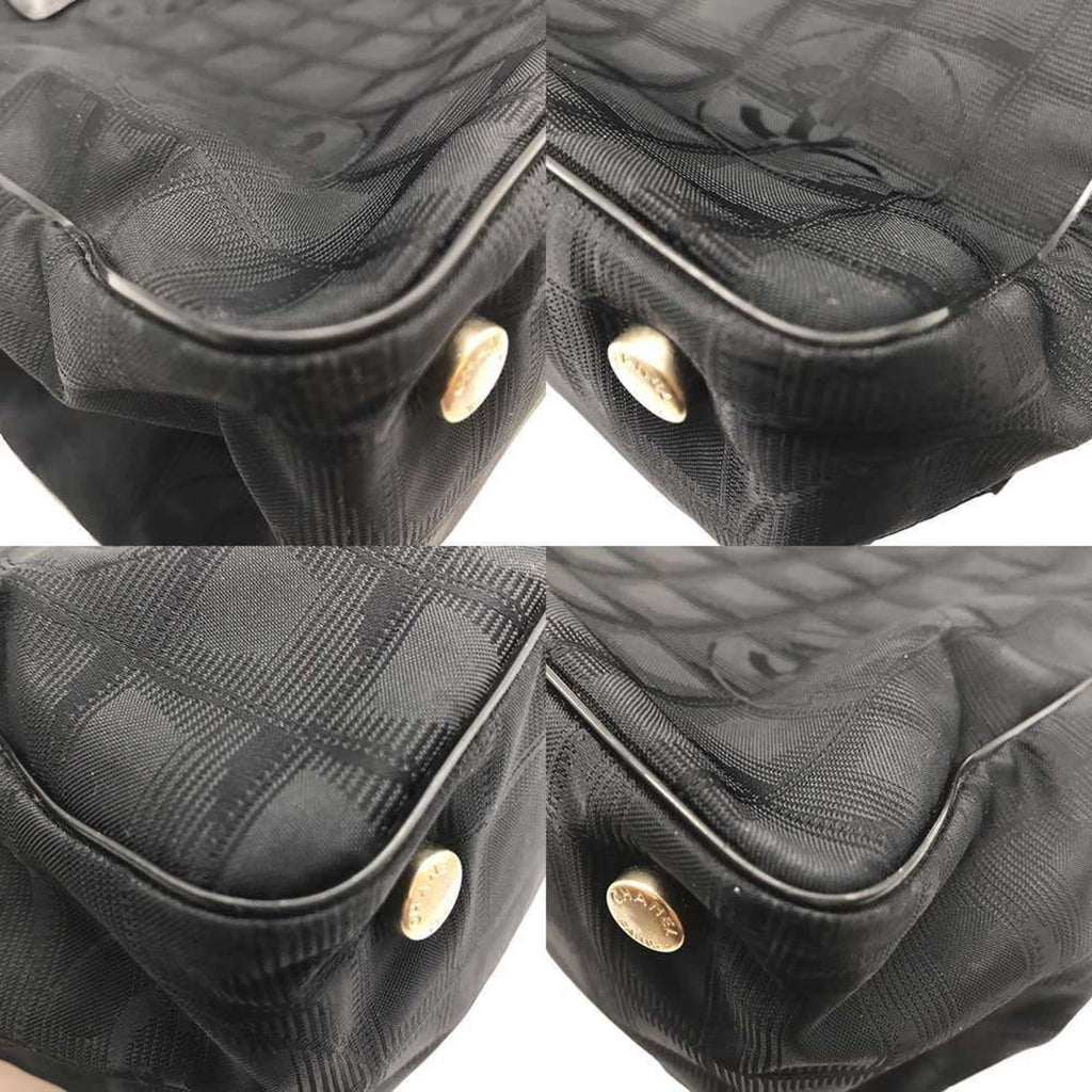 Chanel Black Nylon Tote Bag (Pre-Owned)