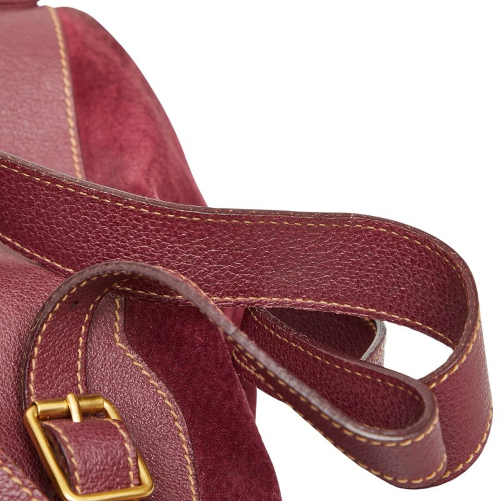 Gucci Purple Suede Backpack (Pre-Owned)