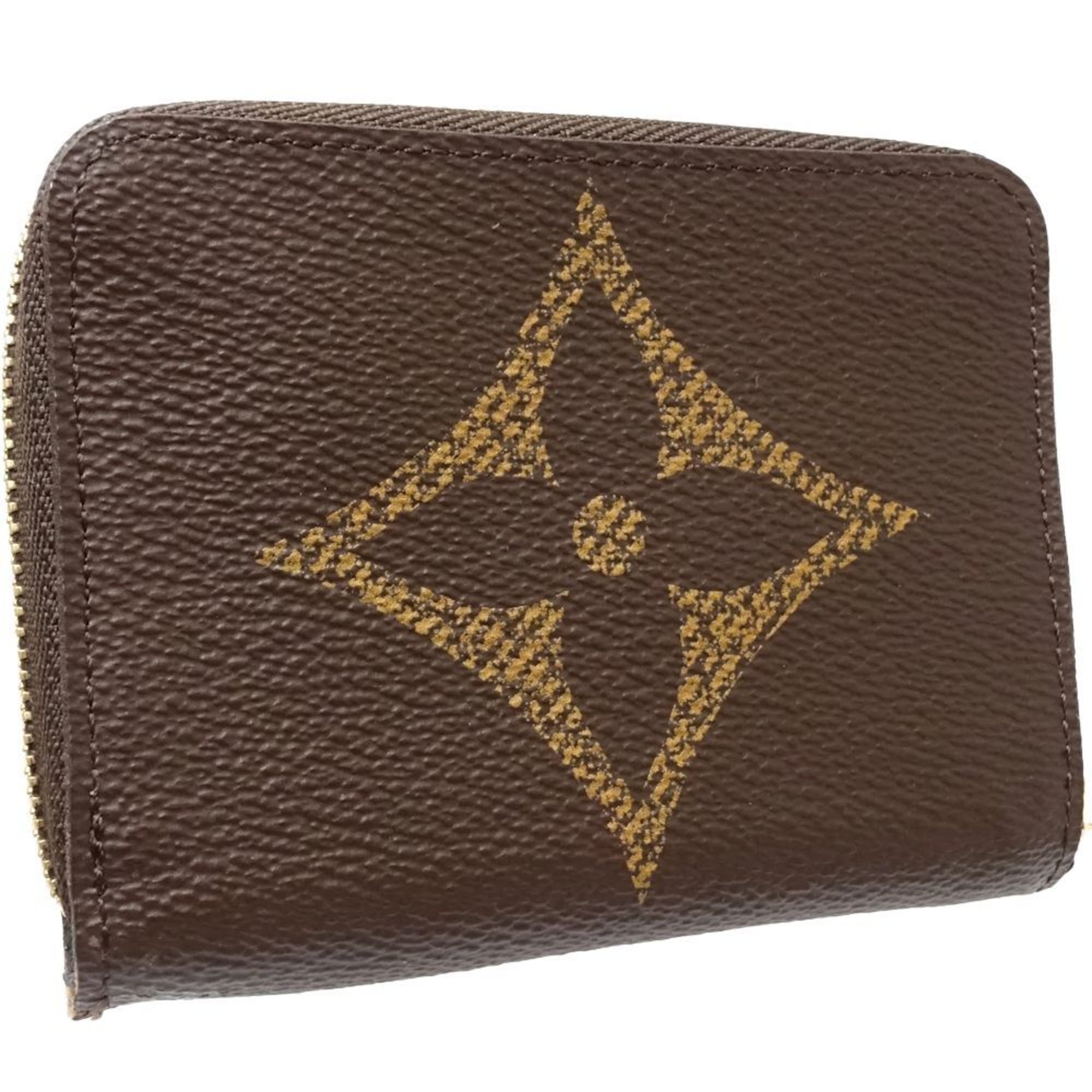 Louis Vuitton Brown Canvas Coin Purse/Coin Case (Pre-Owned)