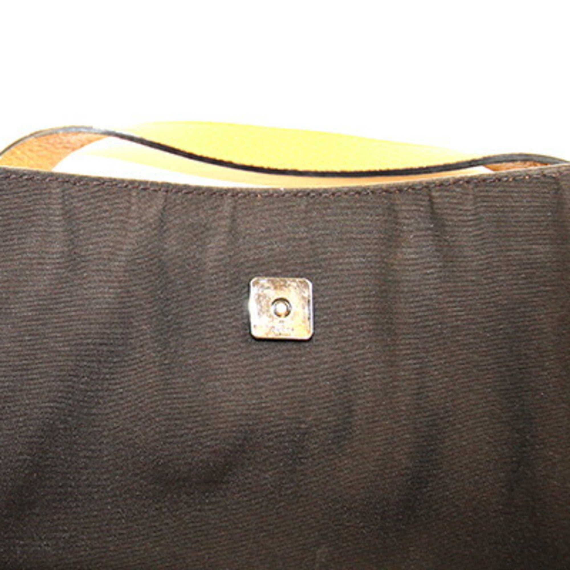Gucci Beige Leather Handbag Shoulder Bag (Pre-Owned)