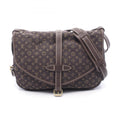 Louis Vuitton Brown Canvas Monogram Mini Leather Shoulder Bag (Pre-Owned)