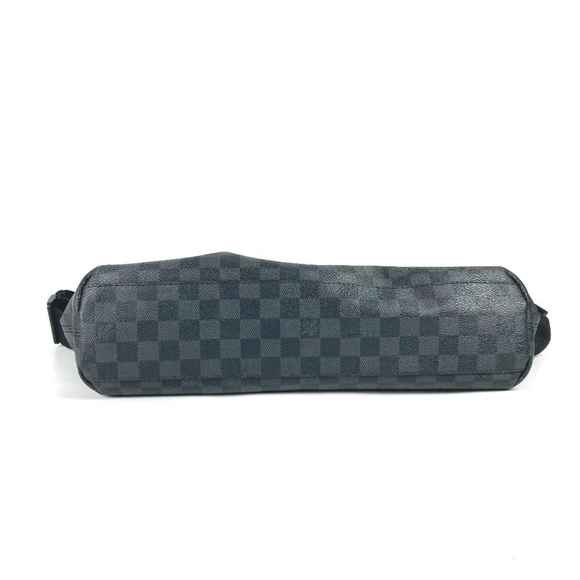 Louis Vuitton Black Damier Graphite Shoulder Bag (Pre-Owned)