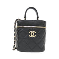 Chanel Black Leather Handbag (Pre-Owned)