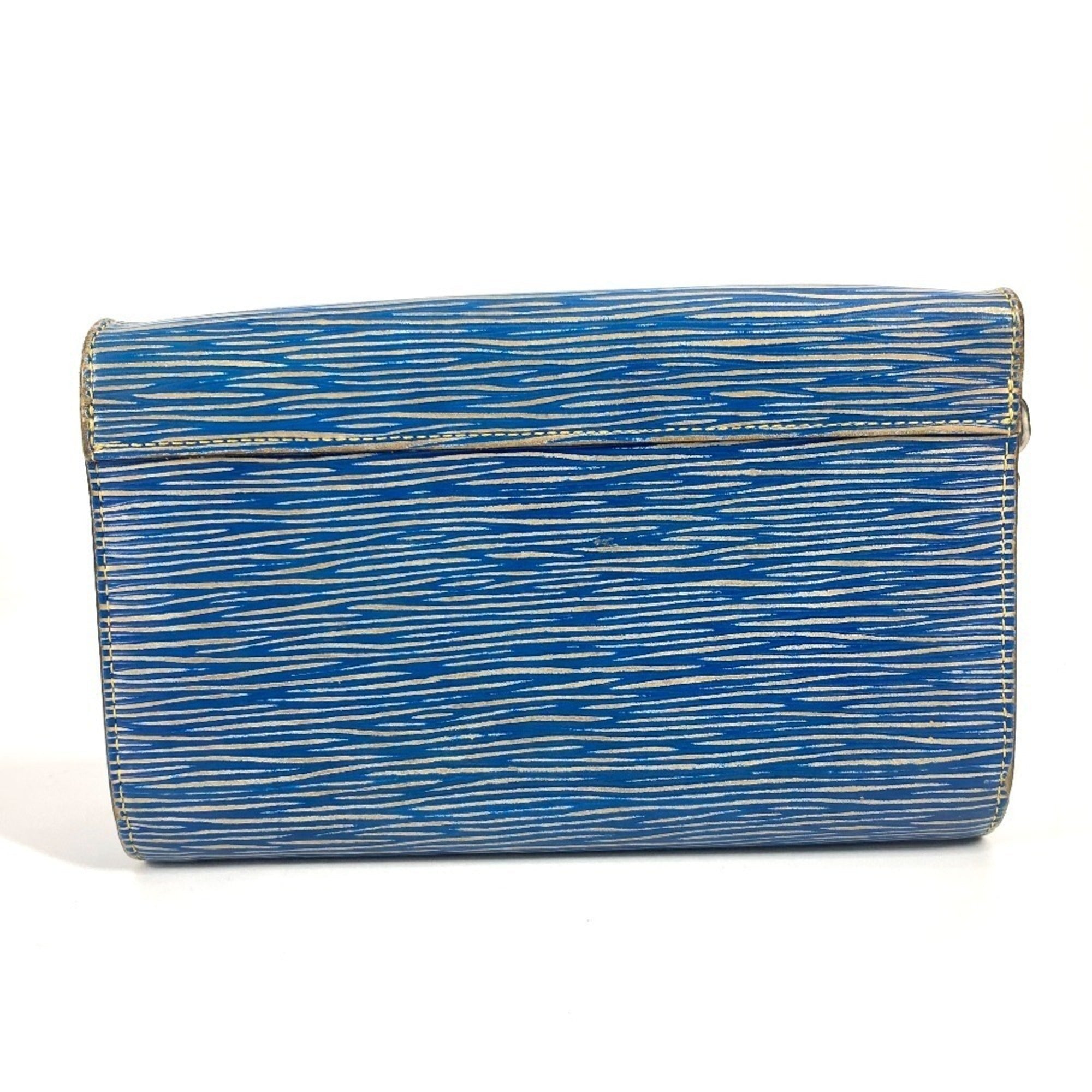 Louis Vuitton Epi Blue Epi Leather Shoulder Bag (Pre-Owned)