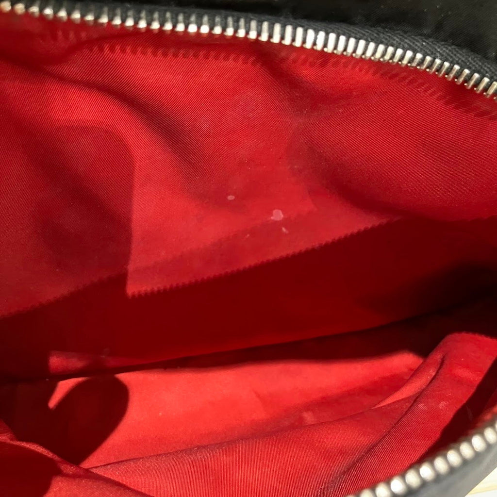 Fendi Black Nylon Leather Backpack (Pre-Owned)