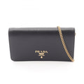 Prada Black Leather Shoulder Bag (Pre-Owned)