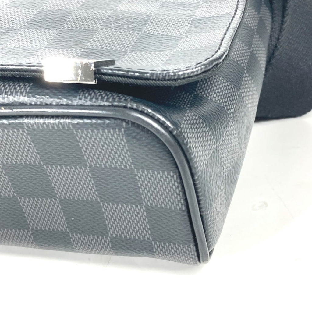 Louis Vuitton Black Damier Graphite Shoulder Bag (Pre-Owned)