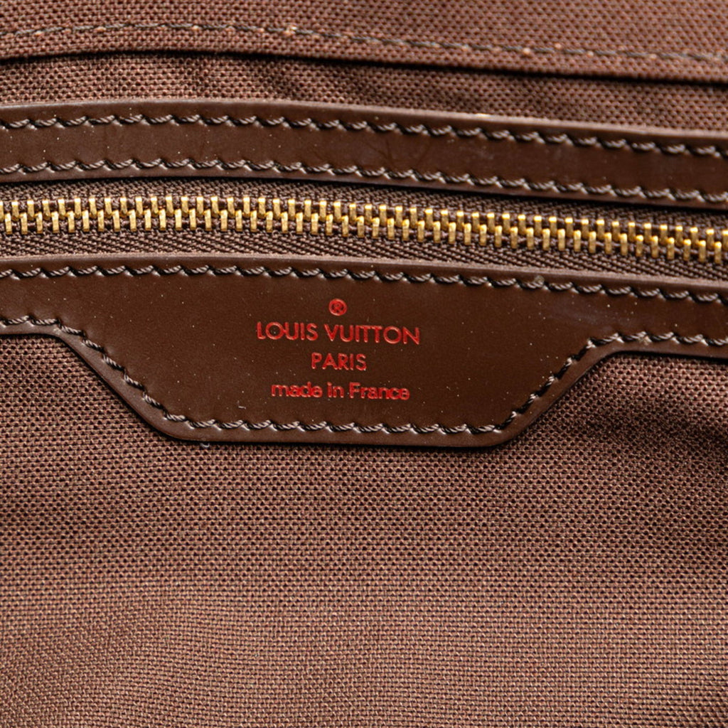 Louis Vuitton Brown Pvc Leather Boston Bag (Pre-Owned)