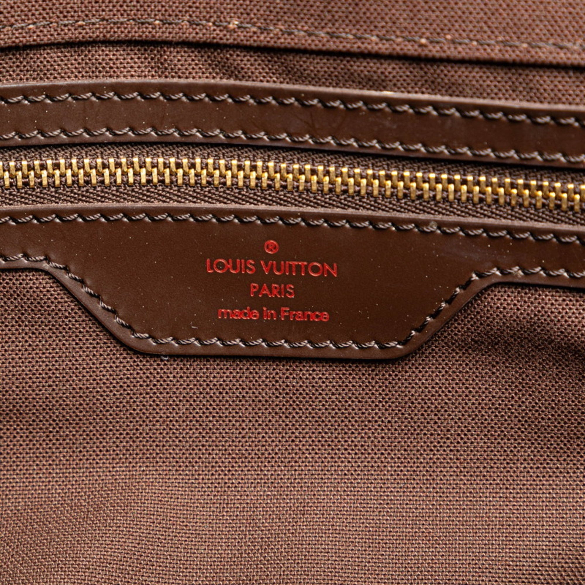 Louis Vuitton Brown Pvc Leather Boston Bag (Pre-Owned)
