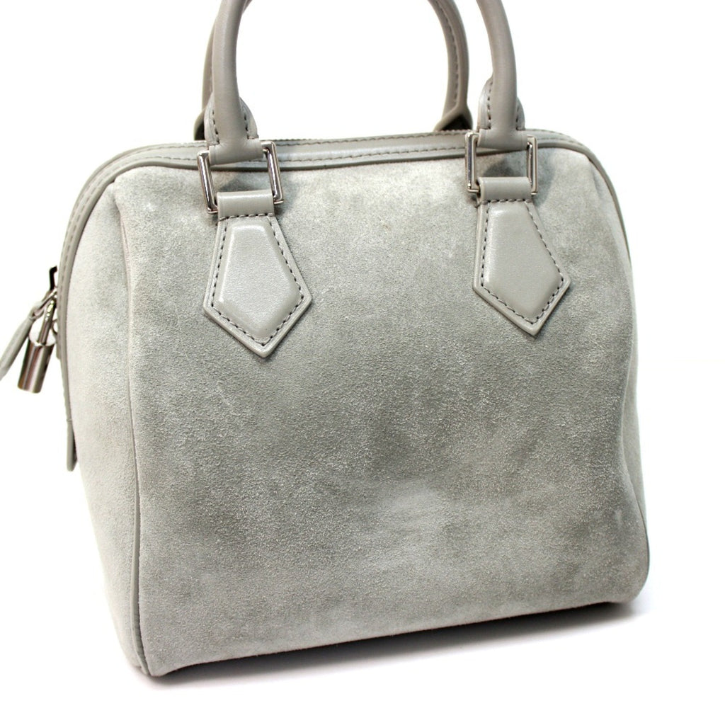 Louis Vuitton Gray Leather Handbag (Pre-Owned)