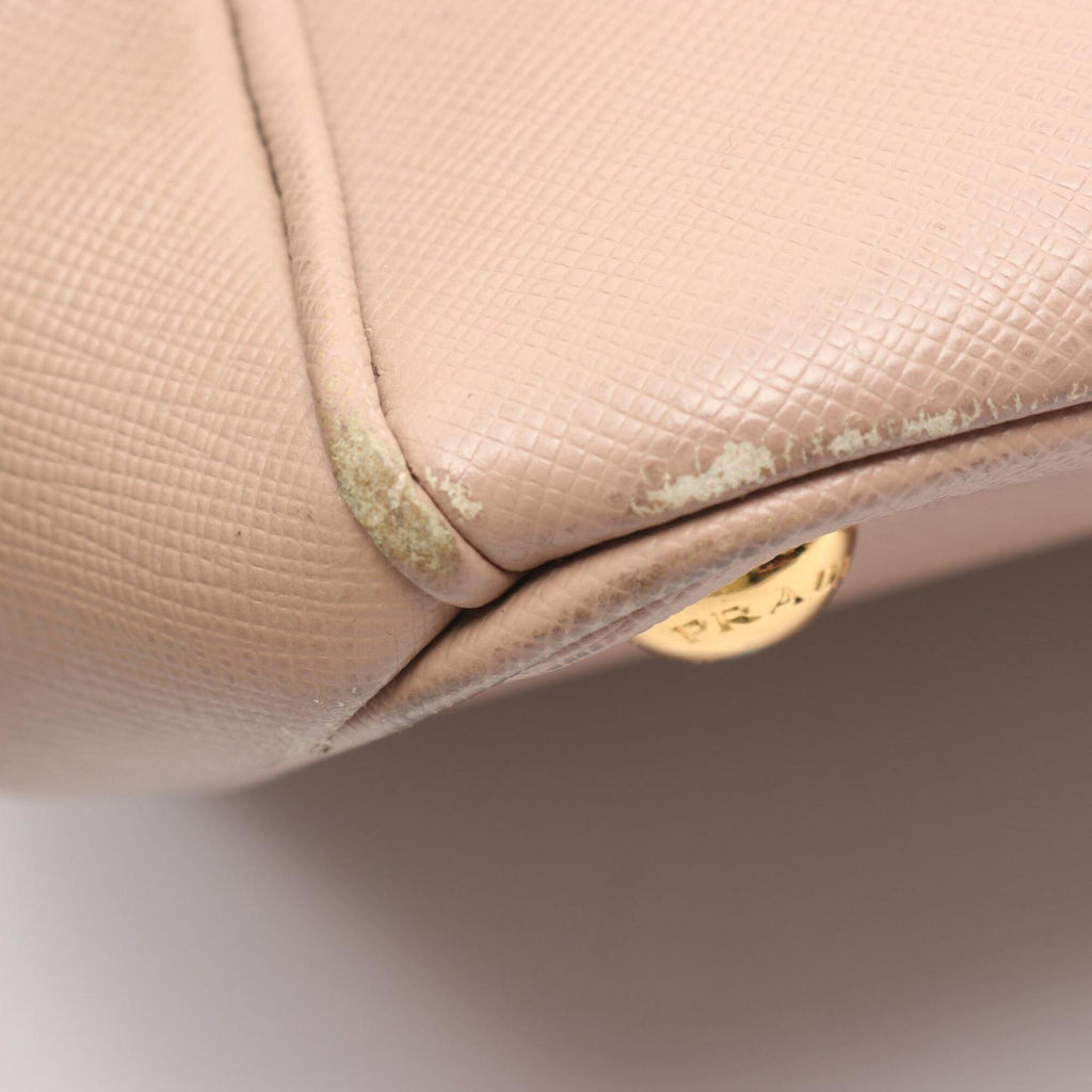 Prada Pink Saffiano Triangle Handbag (Pre-Owned)