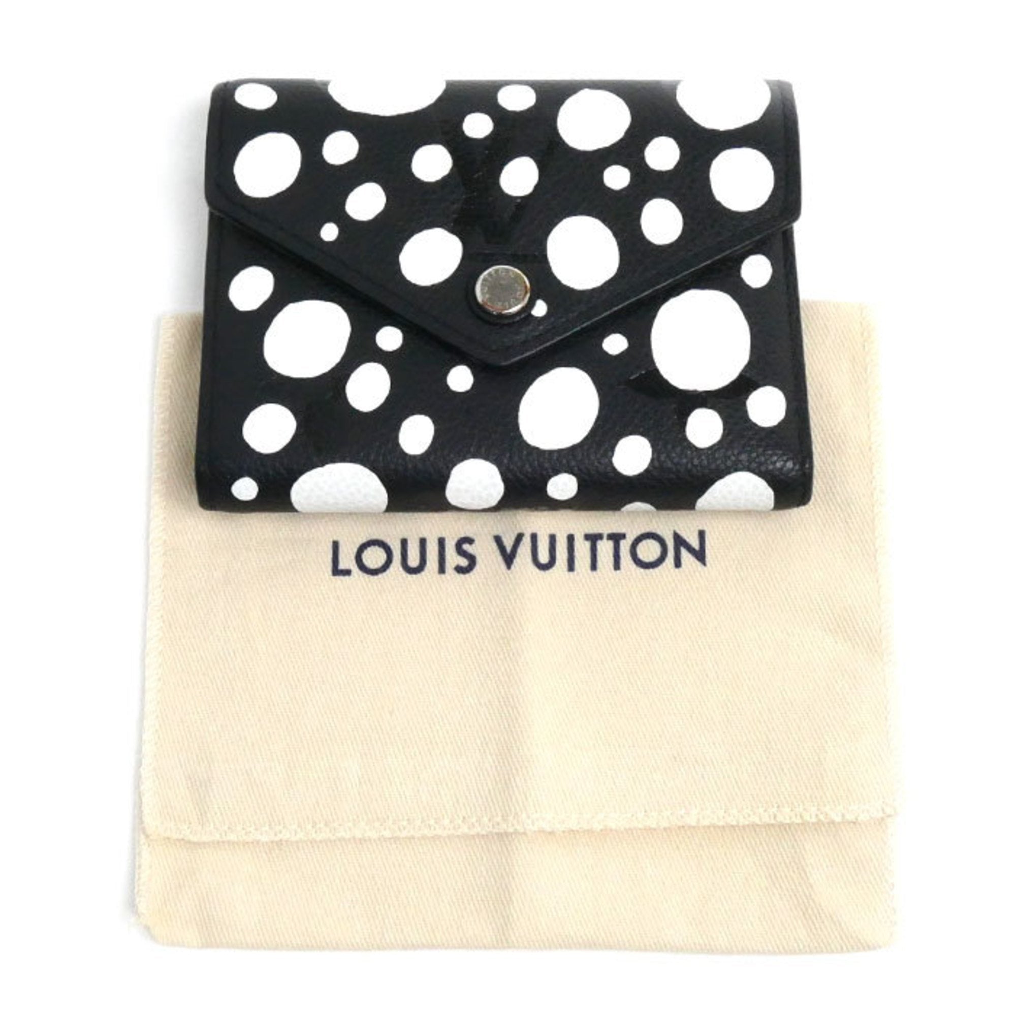 Louis Vuitton Monogram Empreinte Black Monogram Noir Monogram Empreinte Wallet (Tri-Fold) (Pre-Owned)
