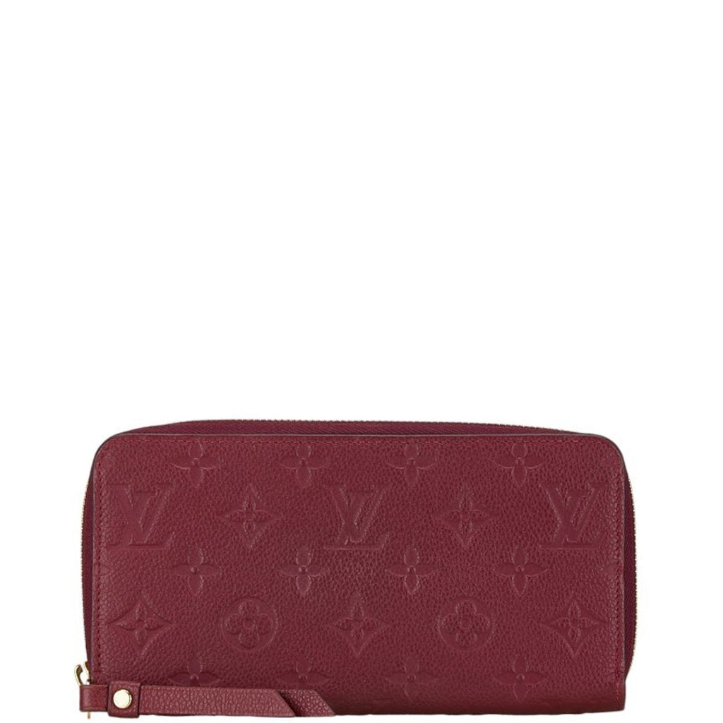 Louis Vuitton Purple Raisin Leather Long Wallet (Bi-Fold) (Pre-Owned)