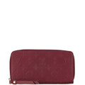 Louis Vuitton Purple Raisin Leather Long Wallet (Bi-Fold) (Pre-Owned)