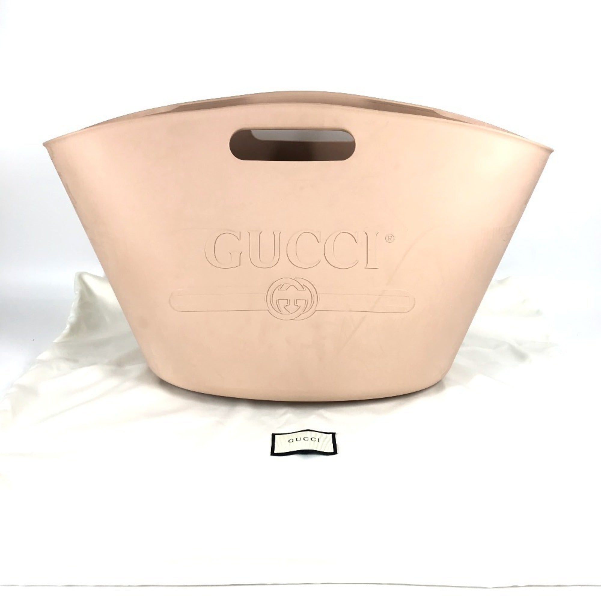Gucci Beige Rubber Handbag (Pre-Owned)