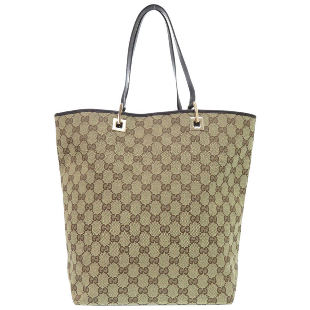 Gucci Beige Gg Canvas Tote Bag (Pre-Owned)