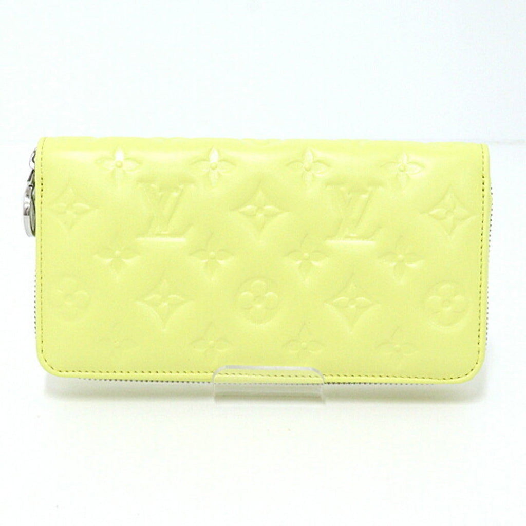 Louis Vuitton Yellow Leather Coin Purse/Coin Case (Pre-Owned)