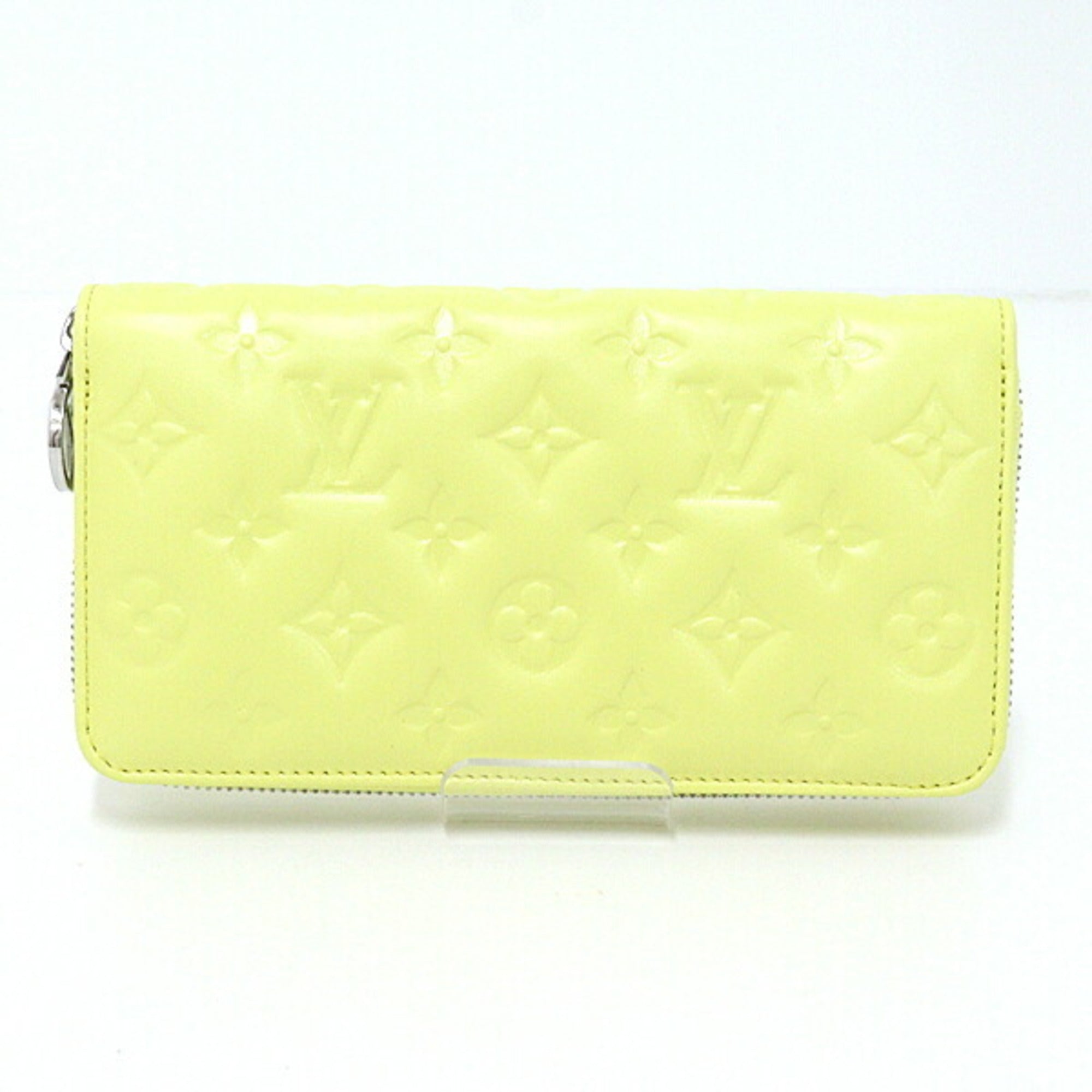 Louis Vuitton Yellow Leather Coin Purse/Coin Case (Pre-Owned)