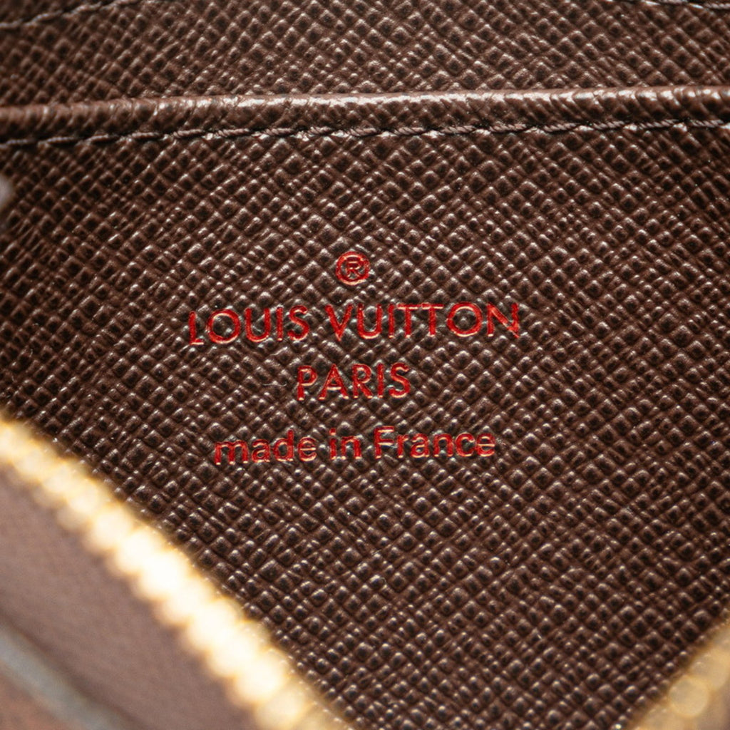 Louis Vuitton Brown Pvc Leather Coin Purse/Coin Case (Pre-Owned)