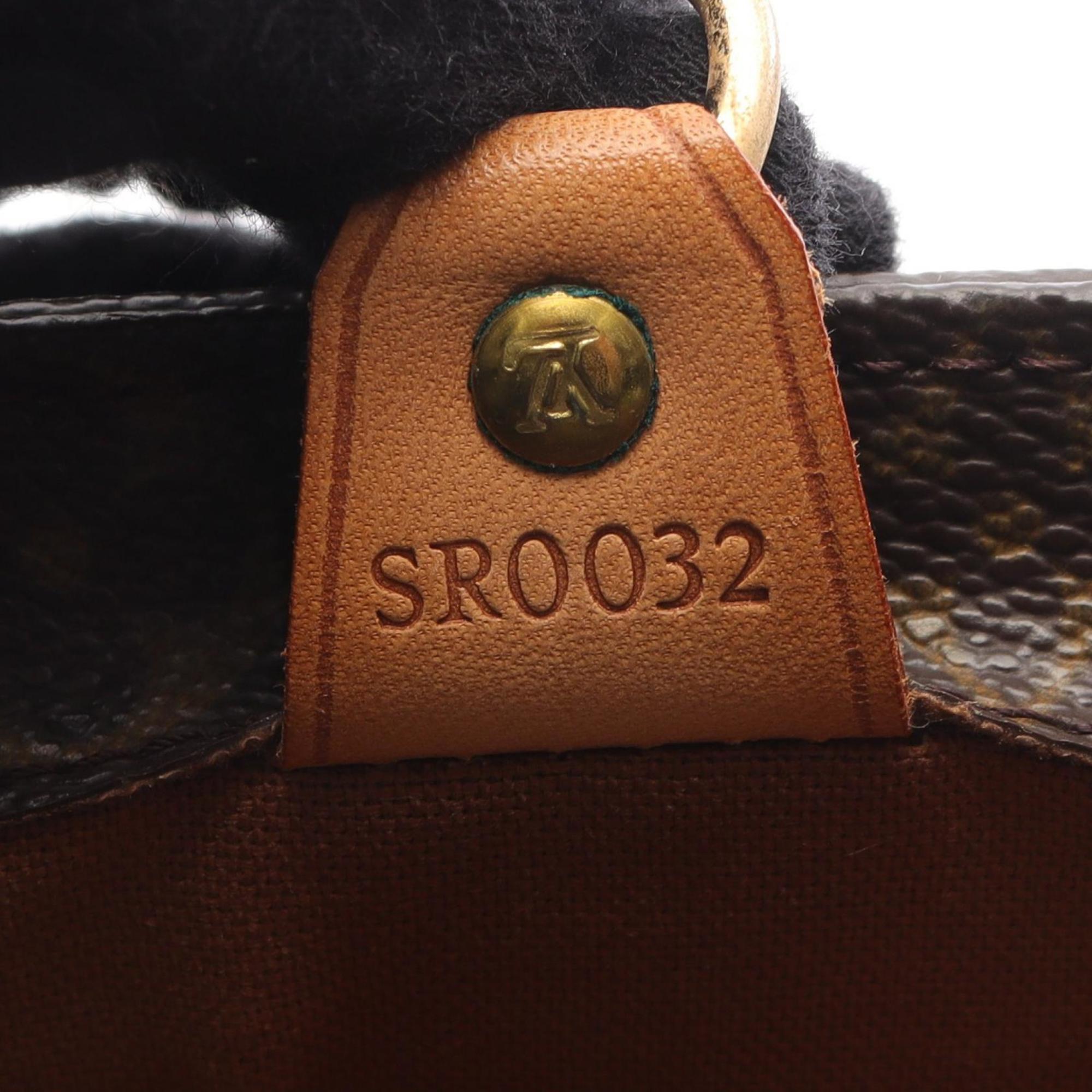Louis Vuitton Monogram Brown Coated Canvas Leather Handbag (Pre-Owned)