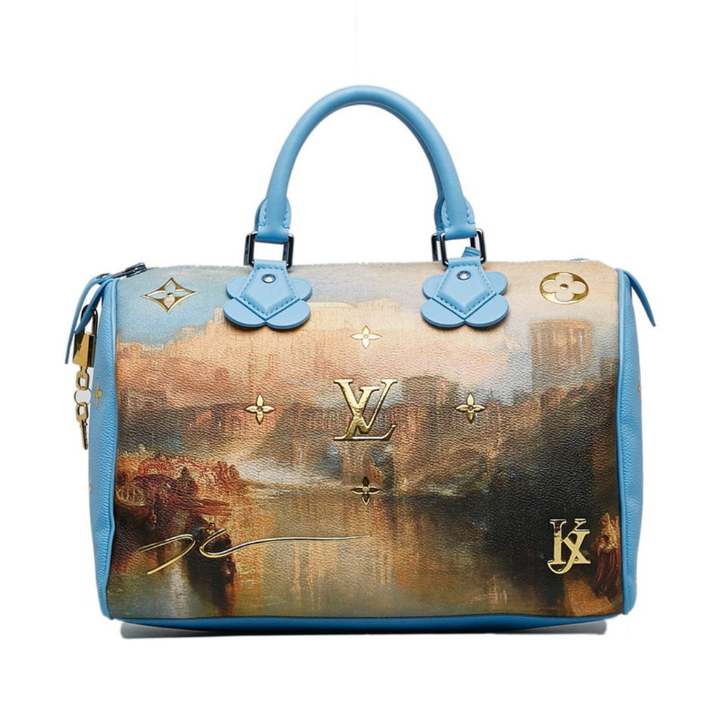 Louis Vuitton Blue Multi-Color Pvc Leather Handbag (Pre-Owned)