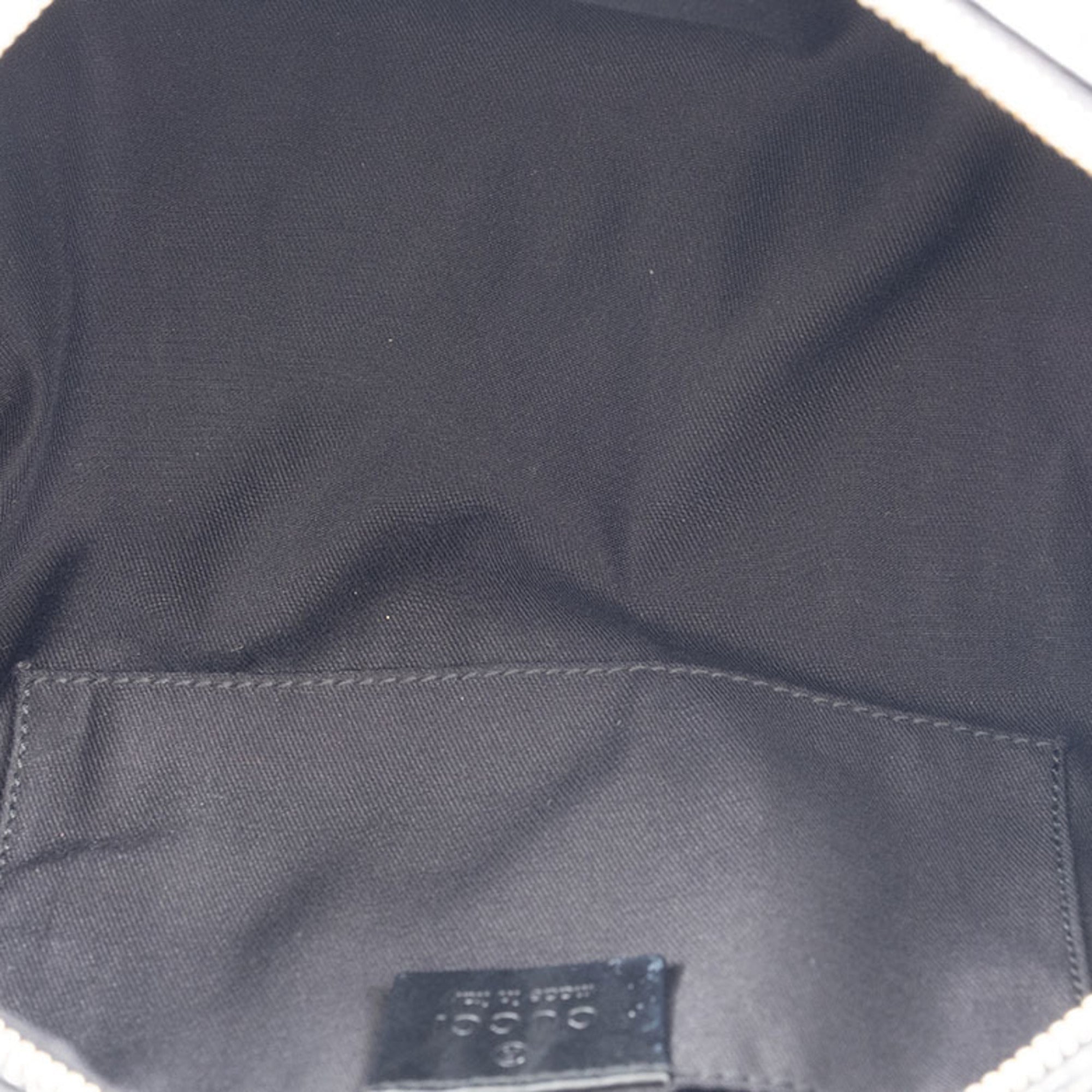 Gucci Hysteria Black Leather Boston Bag (Pre-Owned)