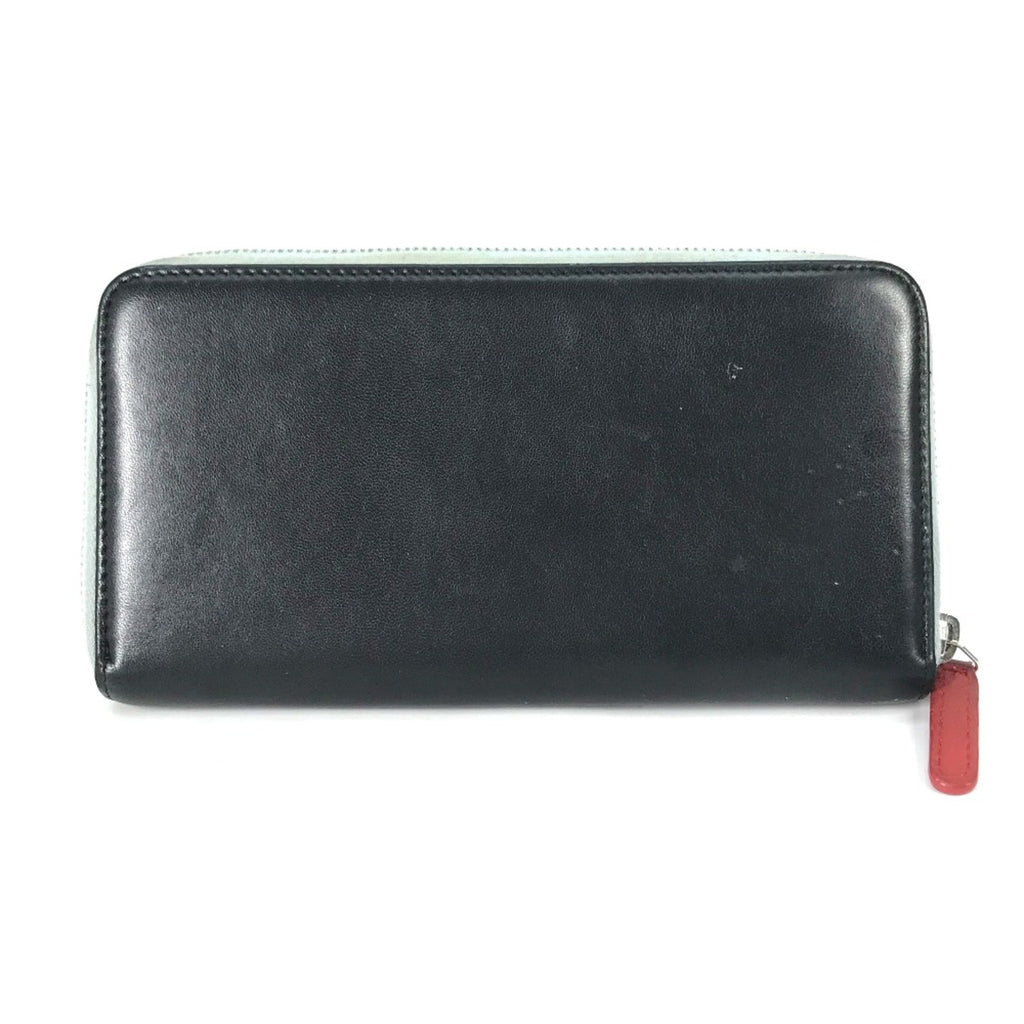 Chanel Black Leather Long Wallet (Bi-Fold) (Pre-Owned)