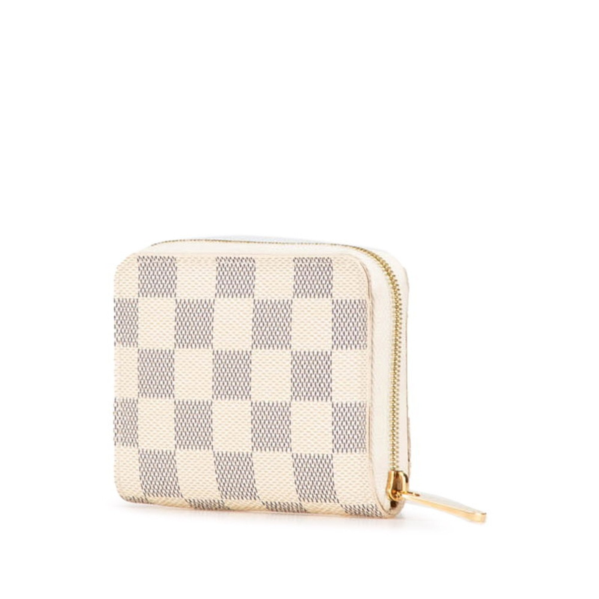 Louis Vuitton White Leather Pvc Coin Purse/Coin Case (Pre-Owned)