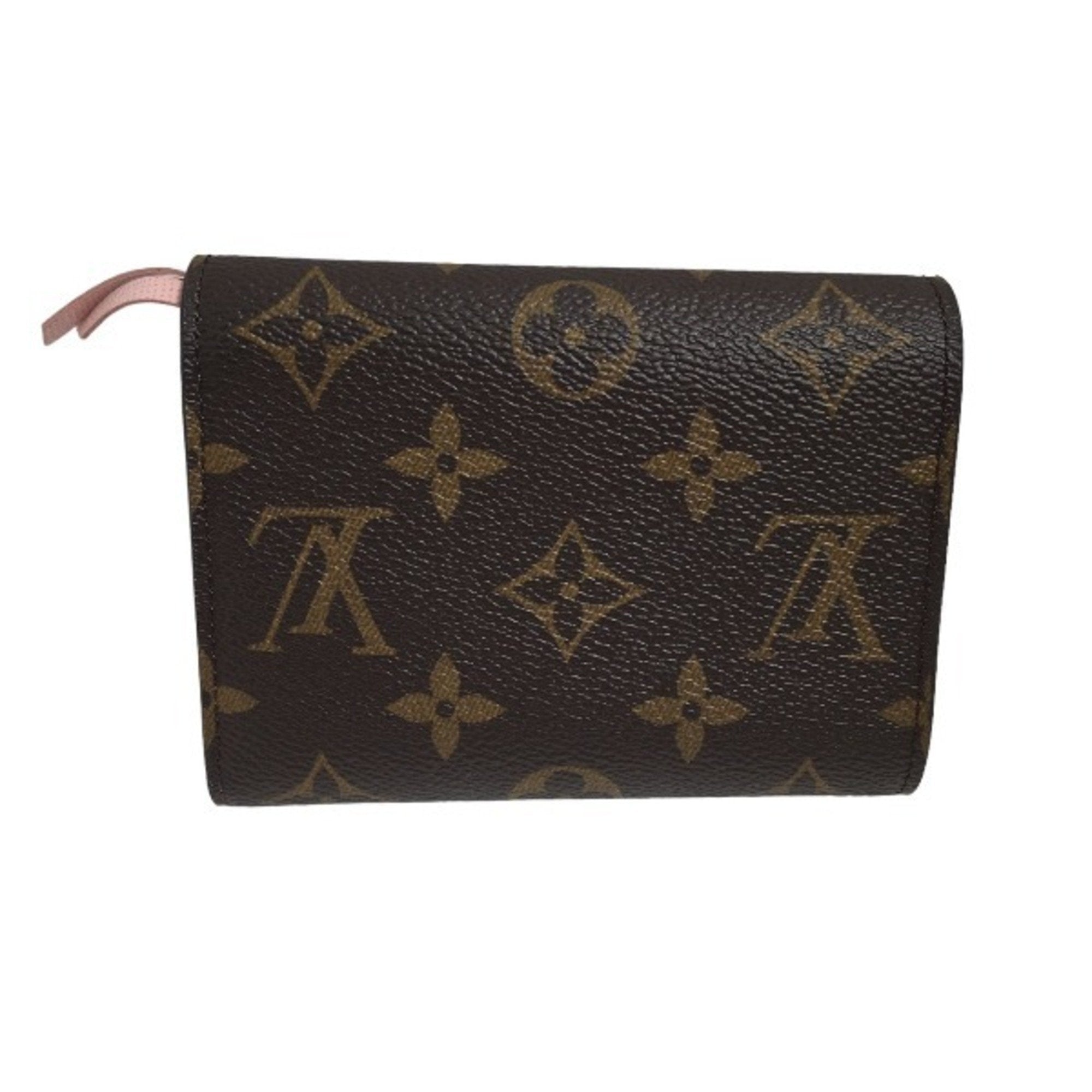 Louis Vuitton Rose Ballerine Monogram Wallet (Tri-Fold) (Pre-Owned)