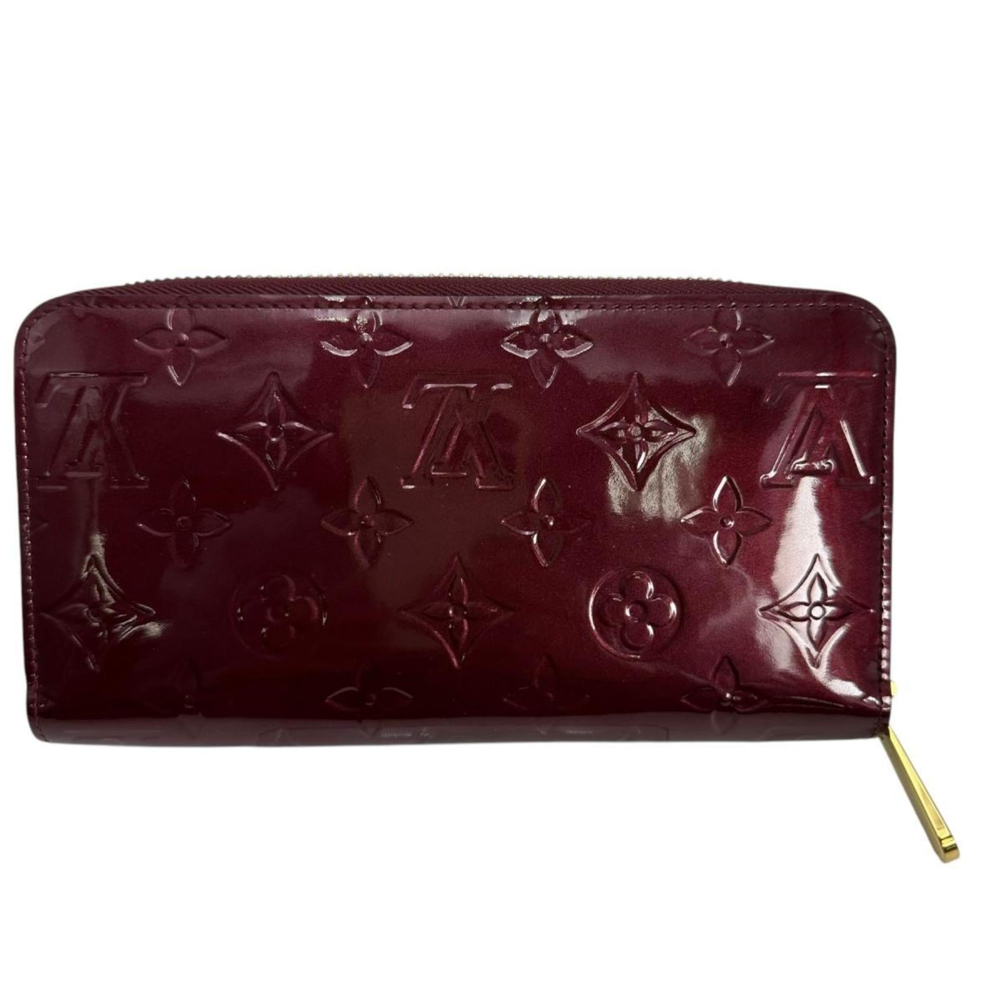 Louis Vuitton Monogram Vernis Magenta Monogram Vernis Long Wallet (Bi-Fold) (Pre-Owned)