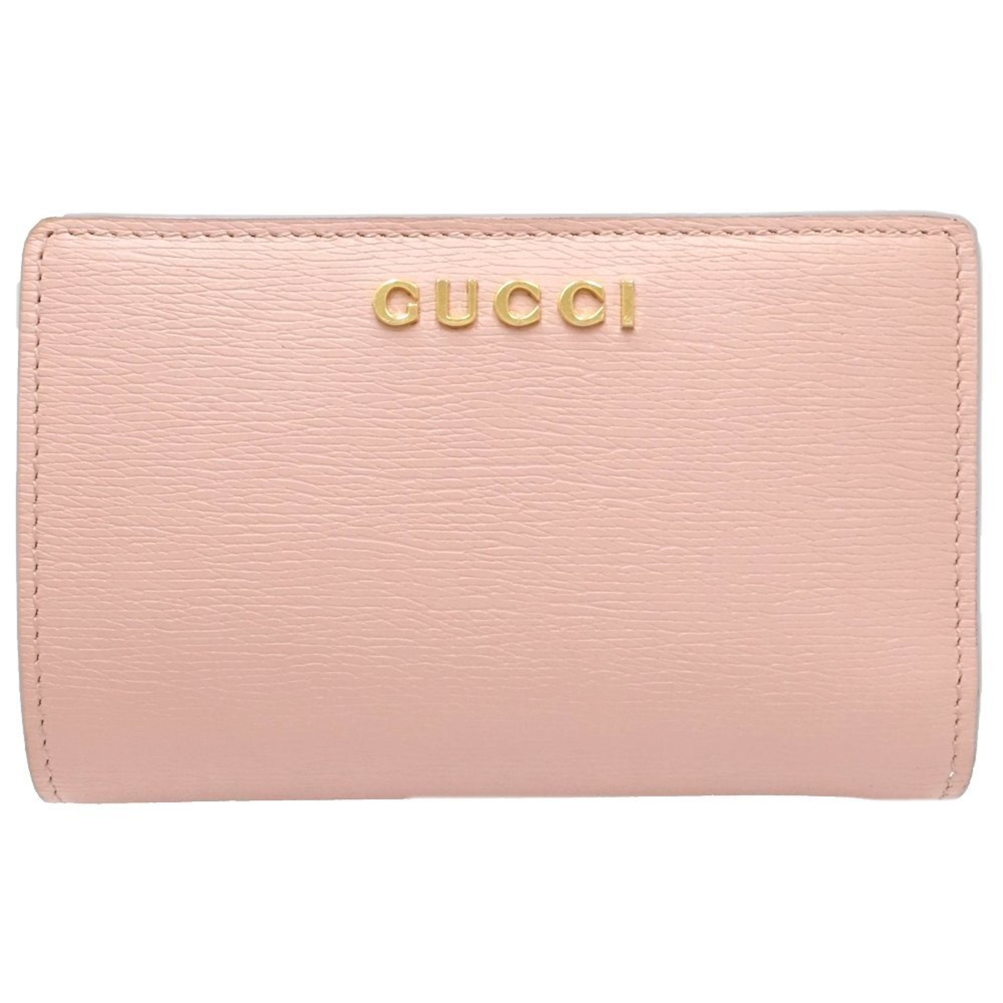 Gucci Pink Leather Wallet (Bi-Fold) (Pre-Owned)