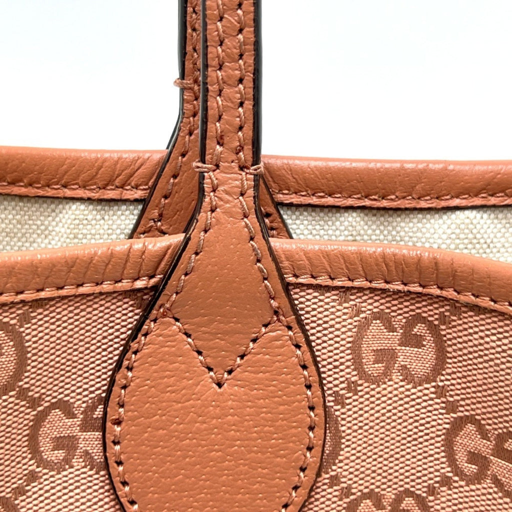 Gucci Pink Gg Canvas Tote Bag (Pre-Owned)