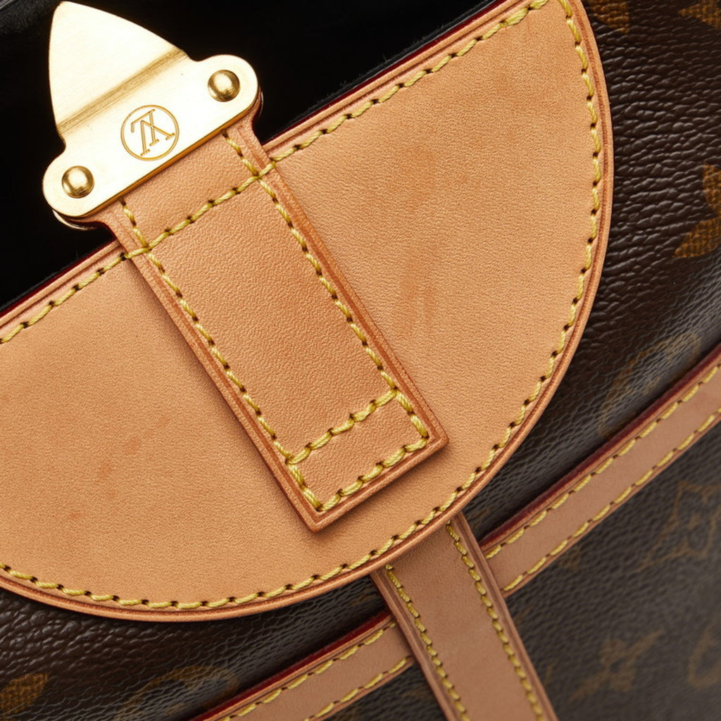 Louis Vuitton Brown Monogram Monogram Handbag Shoulder Bag (Pre-Owned)