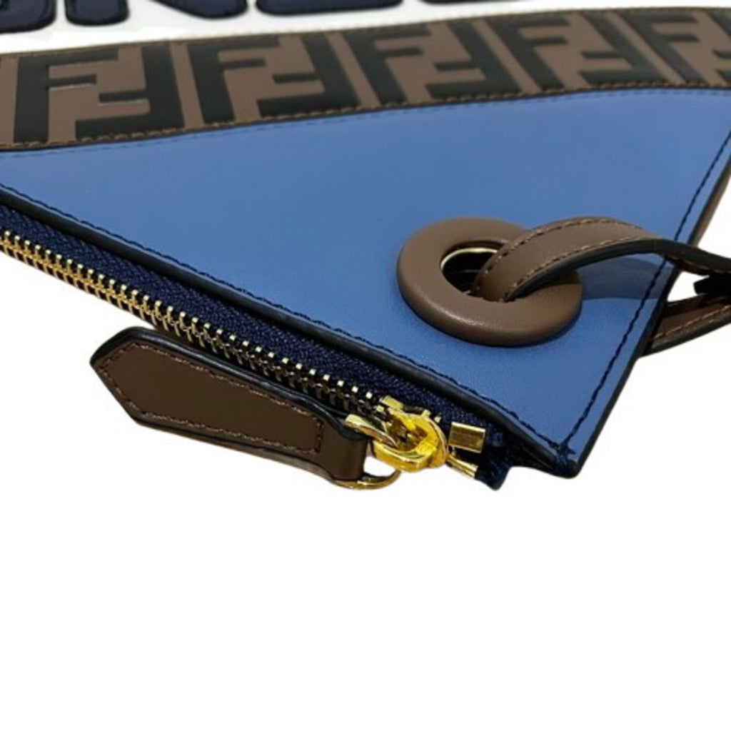 Fendi Multi-Color Leather Clutch Bag (Pre-Owned)