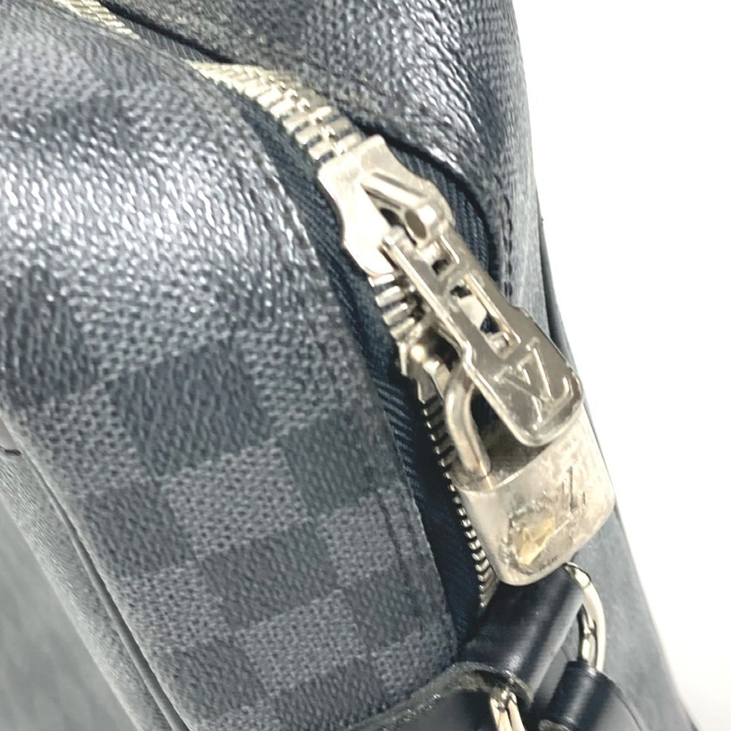 Louis Vuitton Black Damier Graphite Handbag Tote Bag (Pre-Owned)