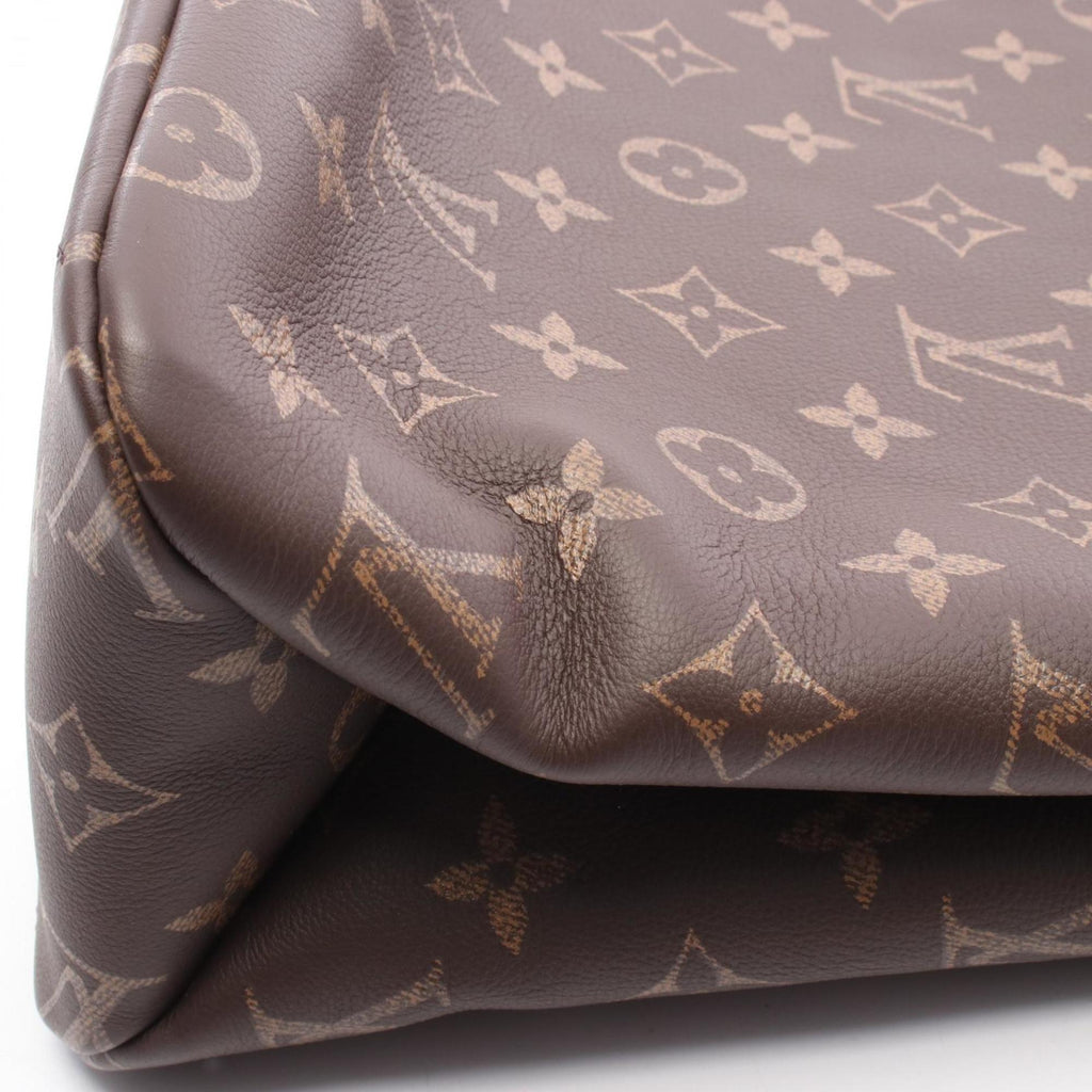 Louis Vuitton Brown Monogram Leather Tote Bag (Pre-Owned)