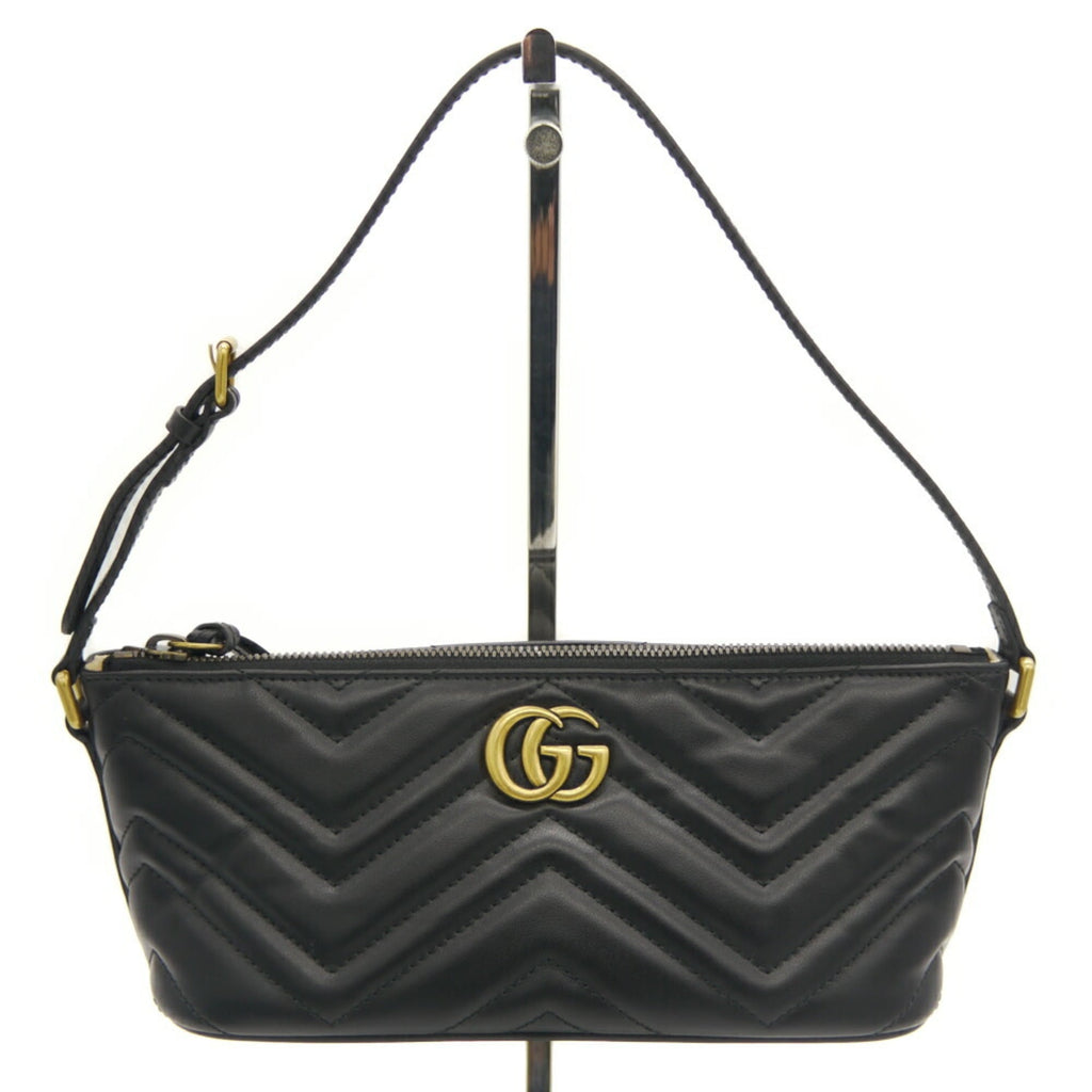 Gucci Black Leather Handbag (Pre-Owned)