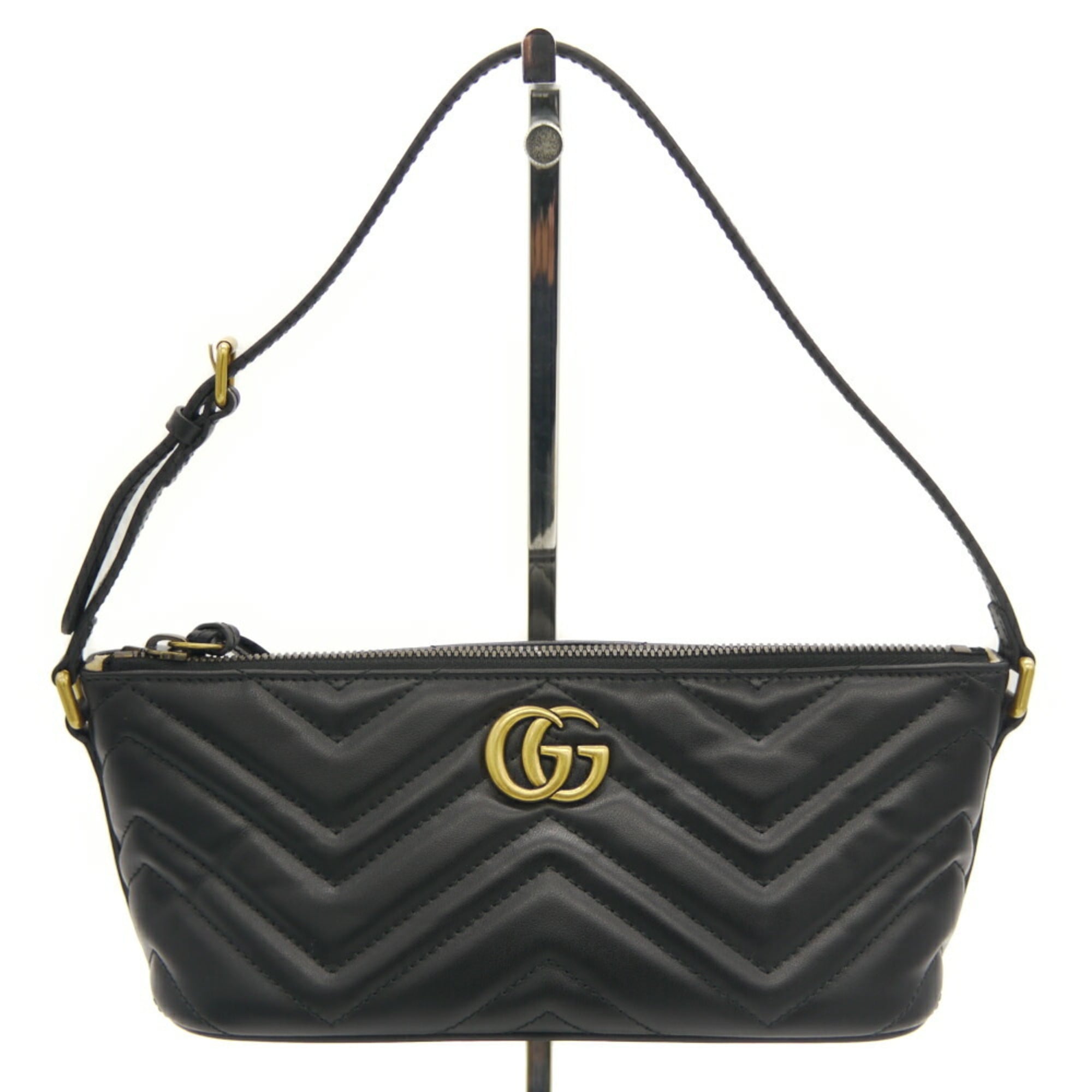 Gucci Black Leather Handbag (Pre-Owned)