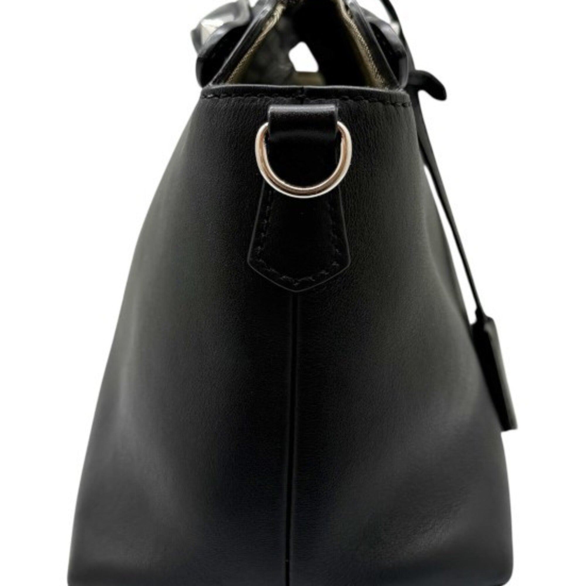 Fendi By The Way Black Leather Shoulder Bag (Pre-Owned)