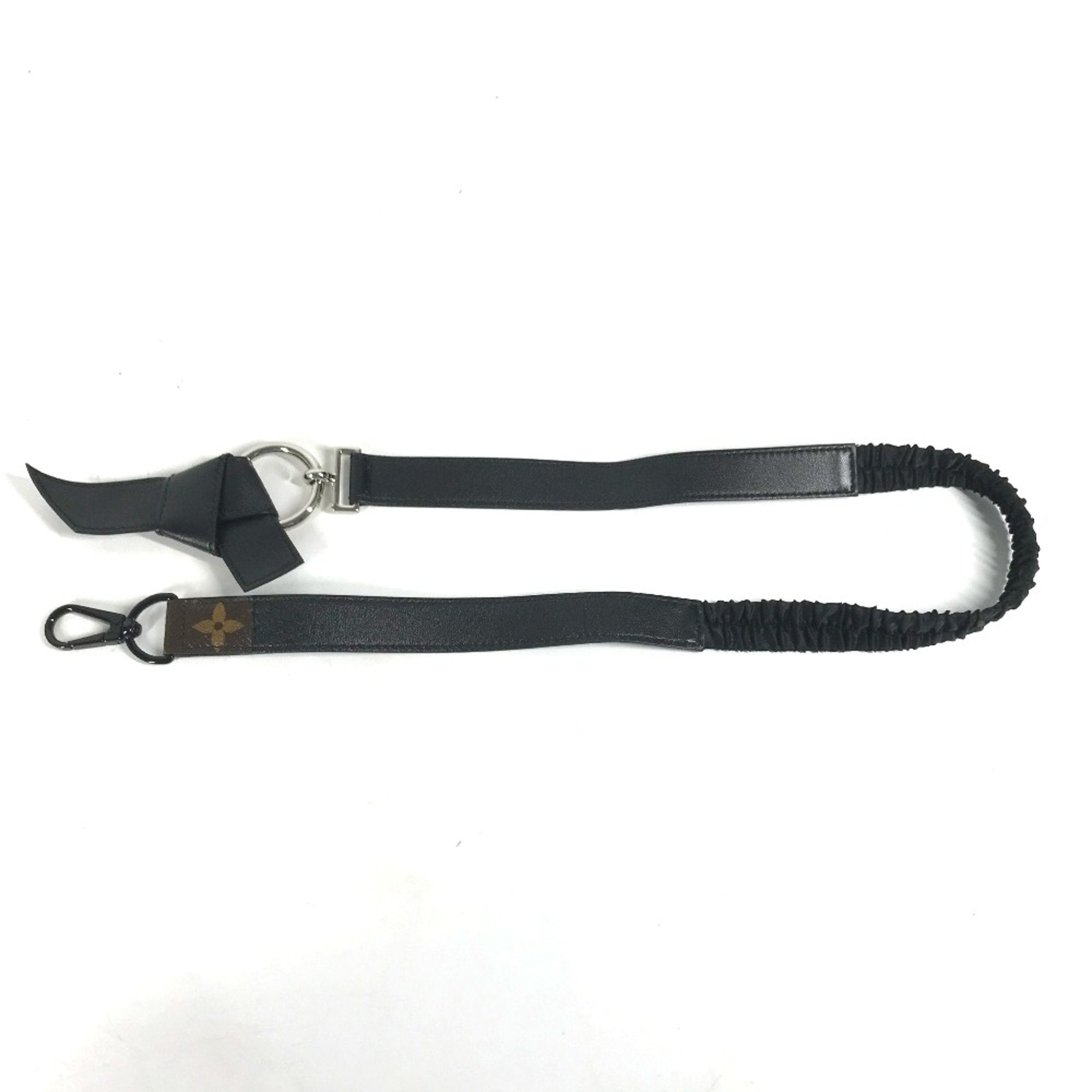 Louis Vuitton Black Leather Chain/Shoulder Wallet (Pre-Owned)