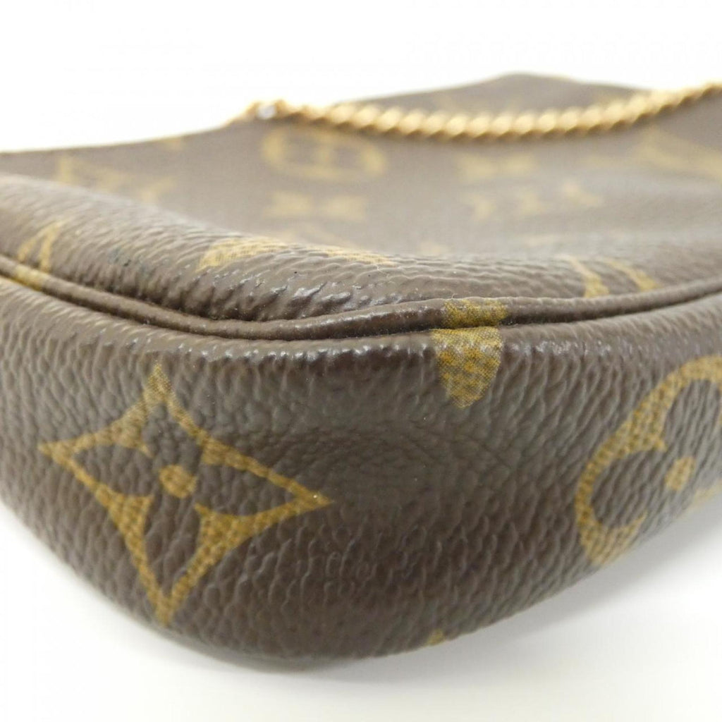 Louis Vuitton Marron Monogram Coated Canvas Pochette Pouch (Pre-Owned)