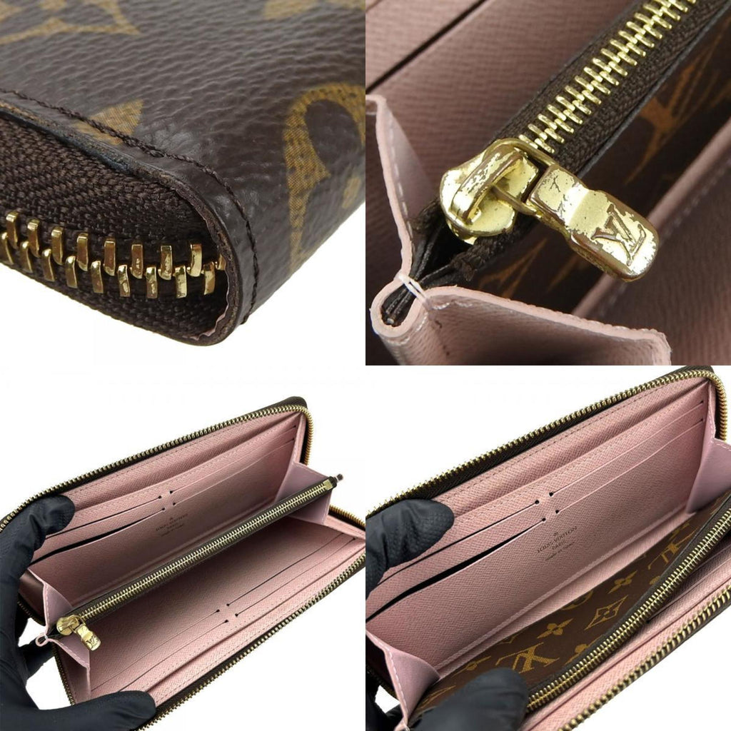 Louis Vuitton Brown Rose Ballerine Monogram Wallet (Bi-Fold) (Pre-Owned)