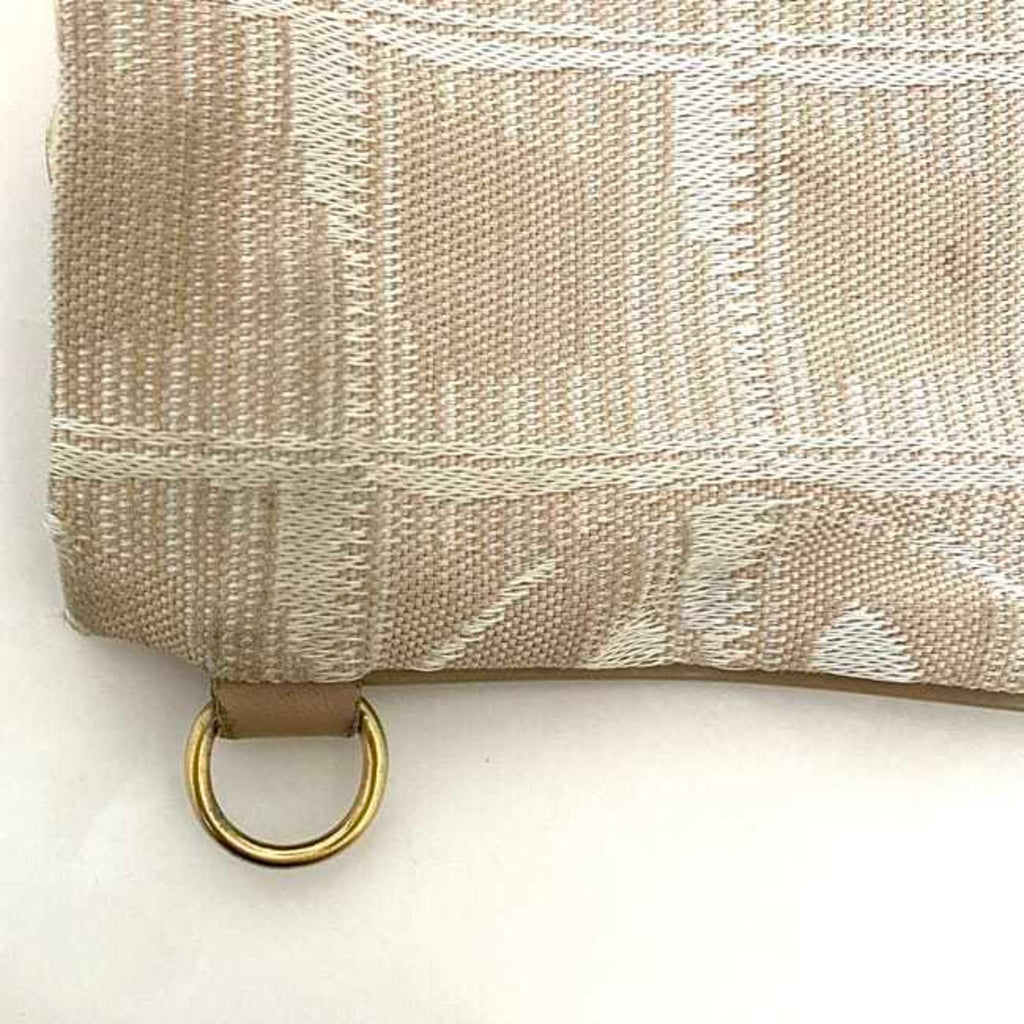 Chanel New Travel Line Beige Nylon Leather Pouch (Pre-Owned)