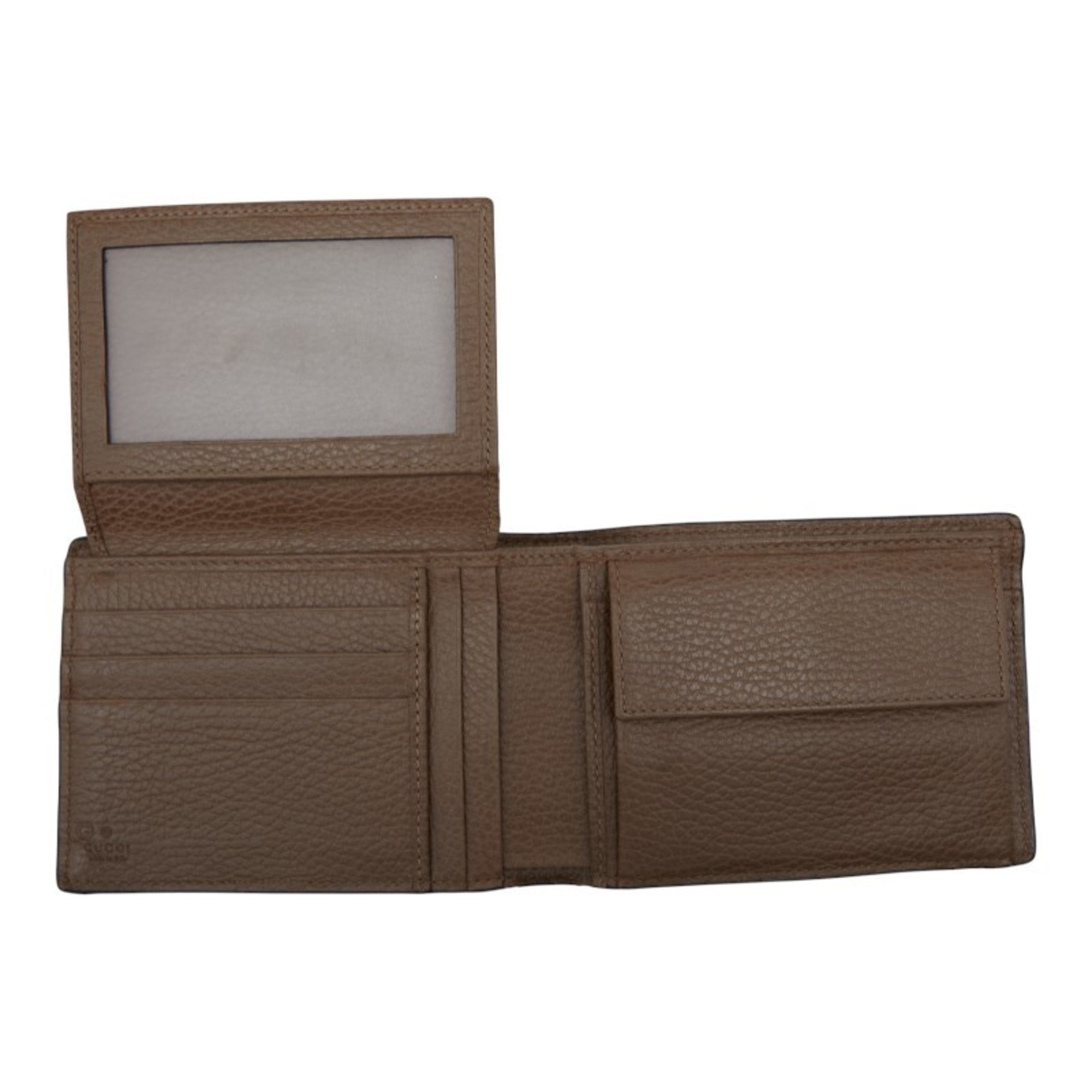 Gucci Brown Leather Wallet (Bi-Fold) (Pre-Owned)