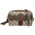 Gucci Ophidia Beige Gg Supreme Shoulder Bag (Pre-Owned)