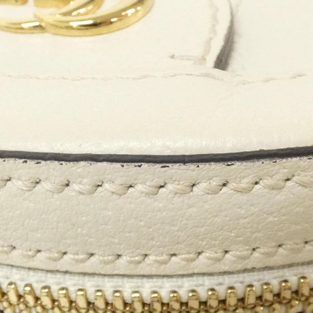 Gucci Ophidia White Leather Shoulder Bag (Pre-Owned)