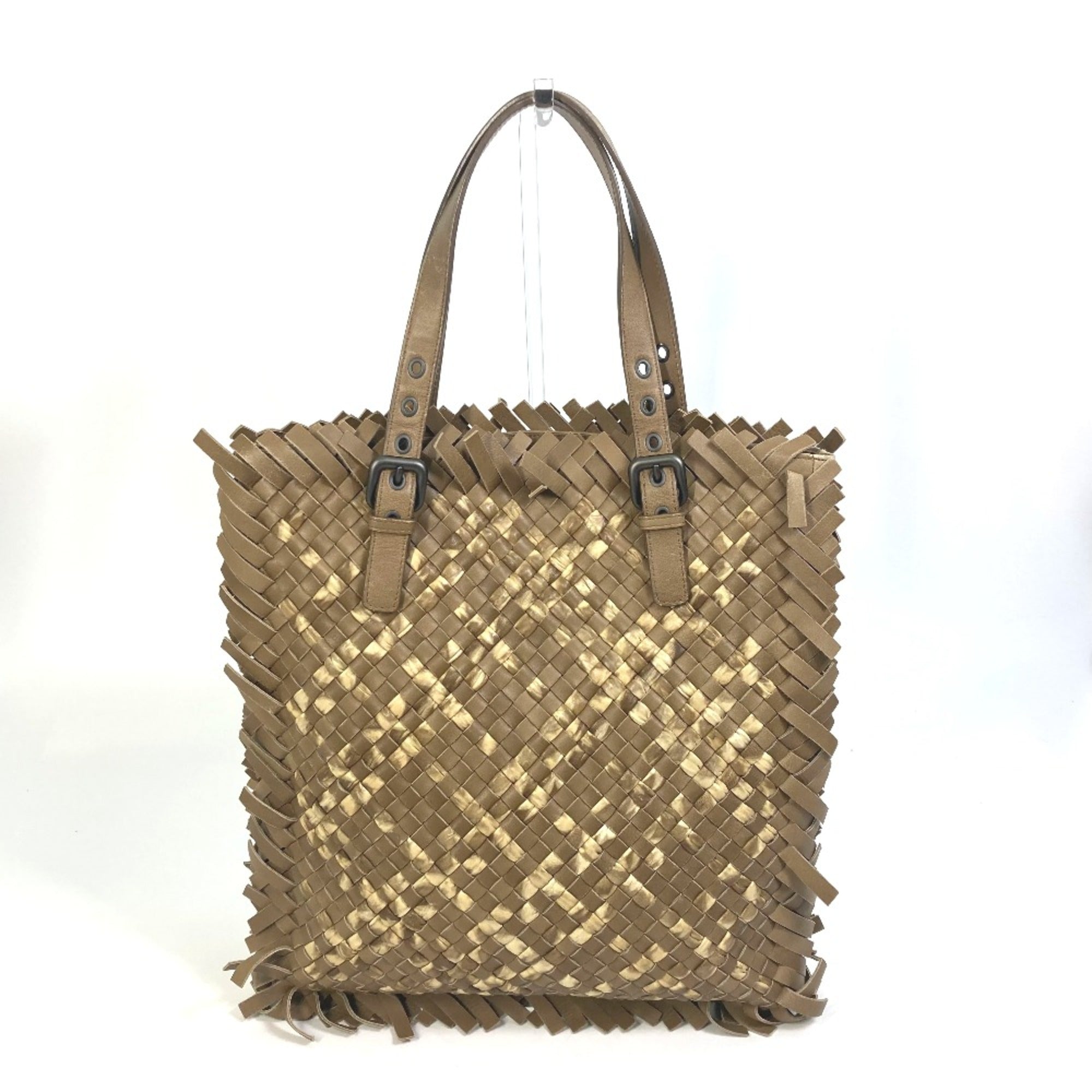 Bottega Veneta Beige Leather Tote Bag (Pre-Owned)