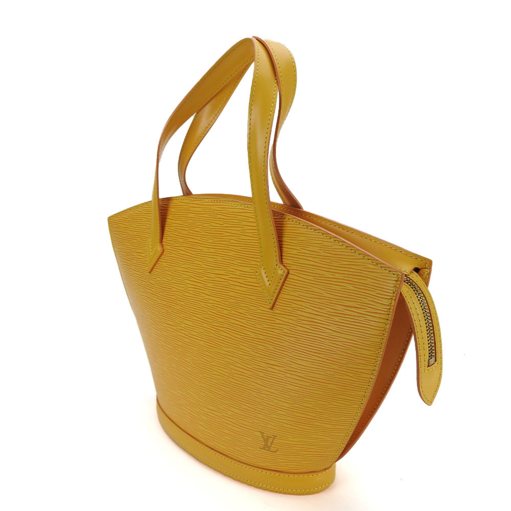 Louis Vuitton Yellow Epi Leather Handbag Tote Bag (Pre-Owned)