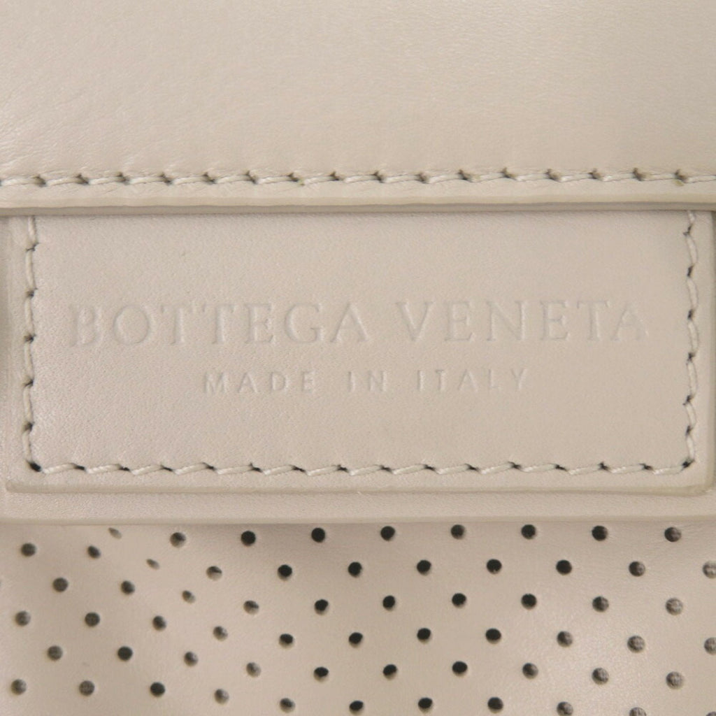 Bottega Veneta Ivory Leather Shoulder Bag (Pre-Owned)